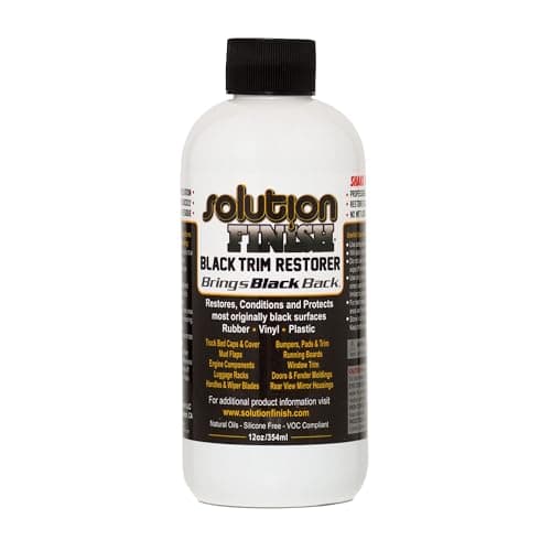 Solution Finish Black Trim Restorer (12 fl oz)