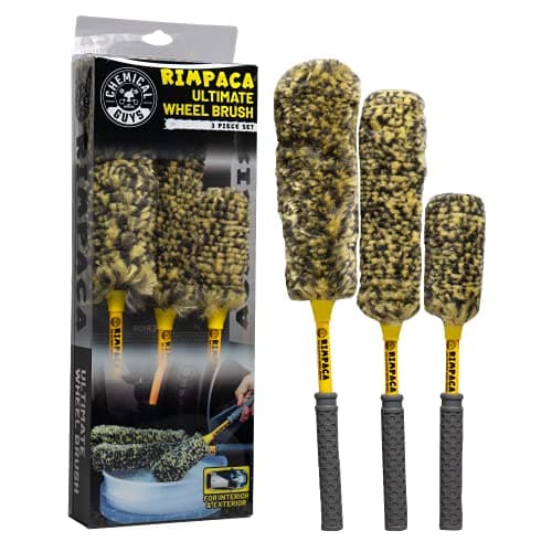 Chemical Guys Rimpaca Ultimate Wheel Brush Set (3-Piece)