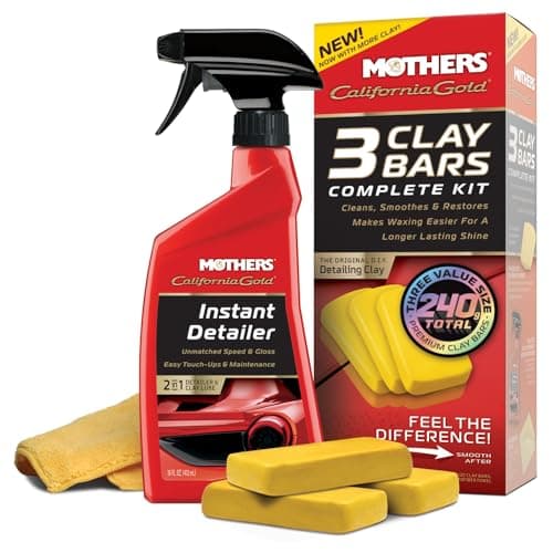 Mothers California Gold 3 Clay Bar Complete Kit (07240)