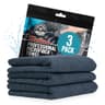 Chemical Guys Workhorse Plush Microfiber Towels, 16 x 16 in (3-Pack)