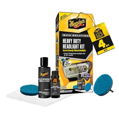 Meguiar's Quik Solutions Heavy Duty Headlight Kit (G55265)